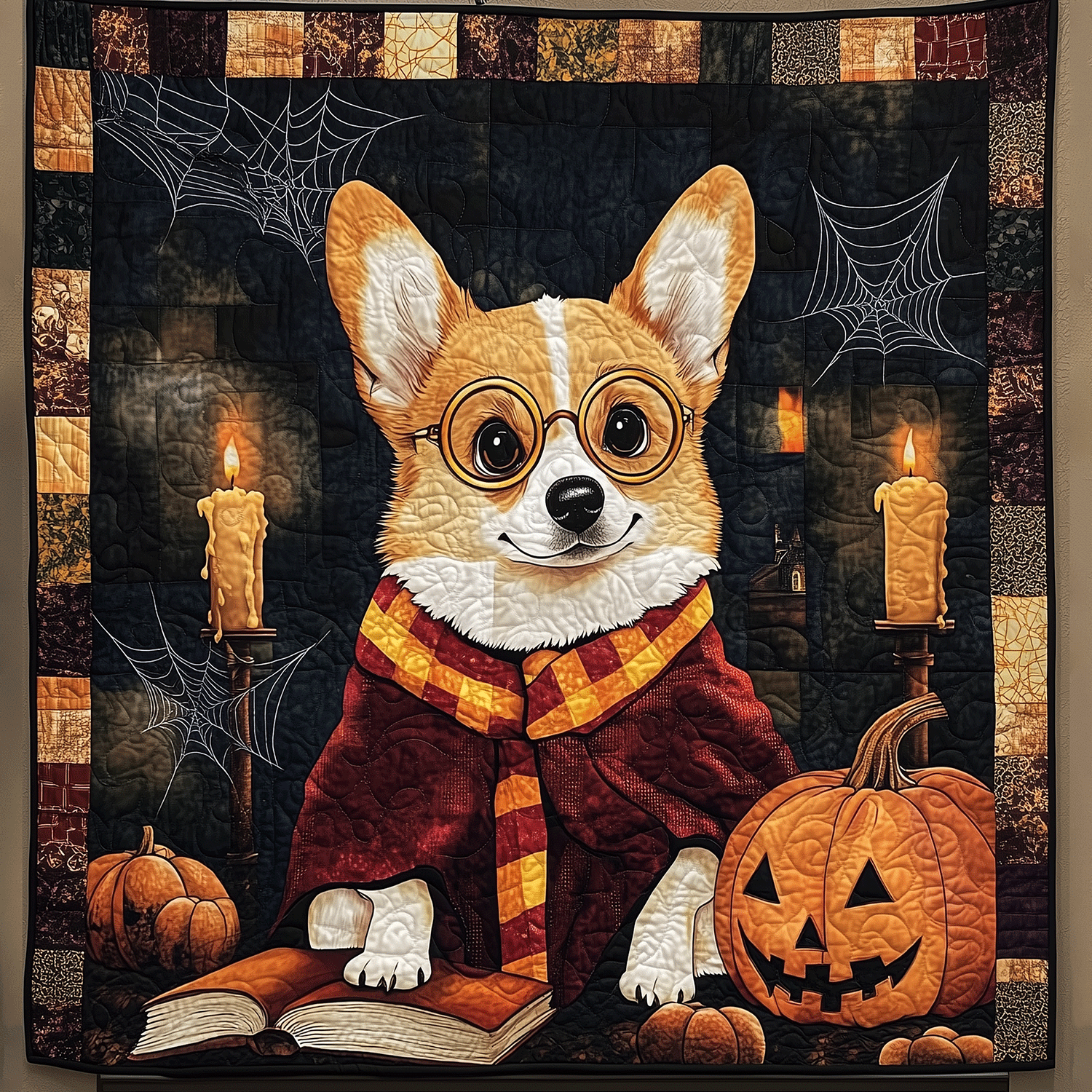 Witchy Woof Quilted Blanket Great Dog Christmas Gifts