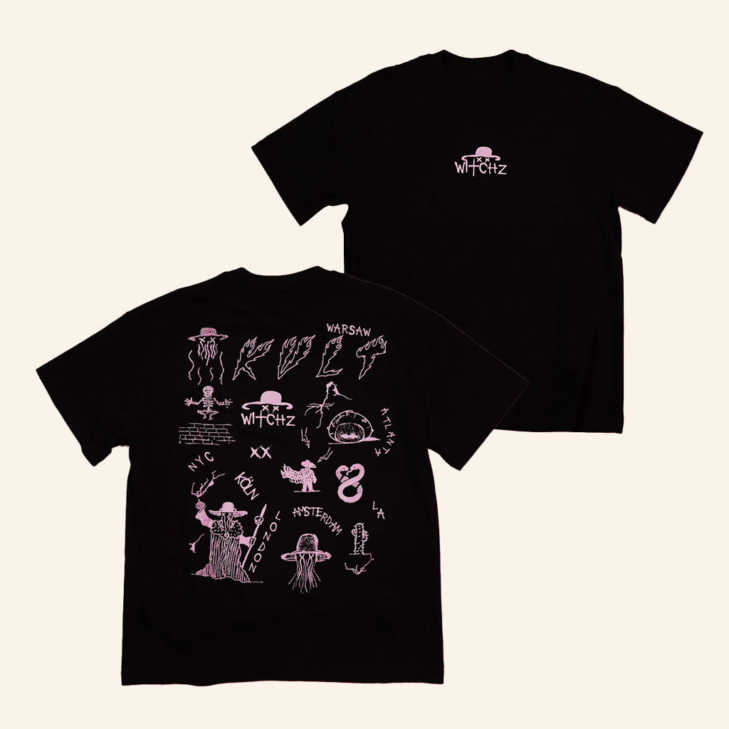 Witchz Merch Witchz Backstage Collection Block T-Shirt Gifts For Music Lovers