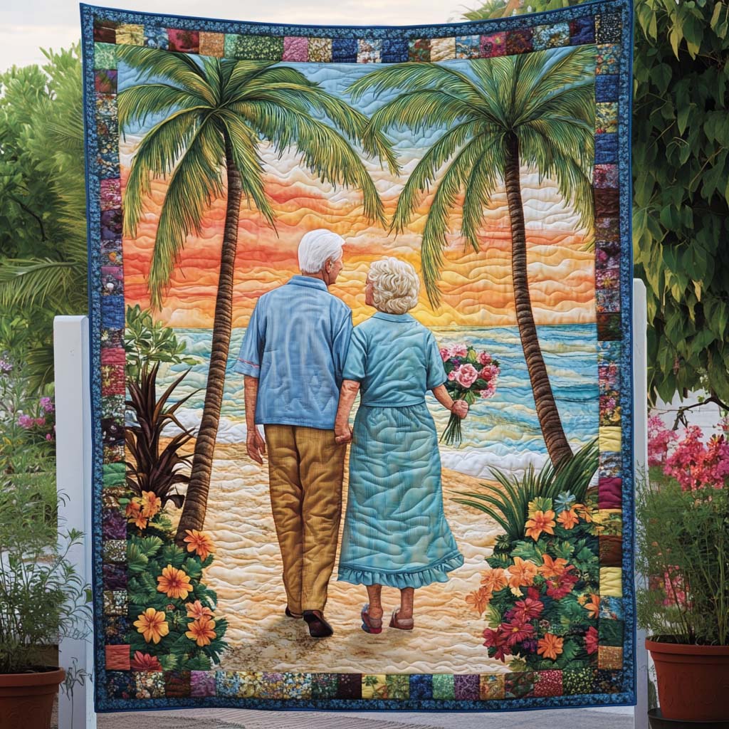 With You Always Quilted Blanket Christmas Holiday Gifts For Older Couples