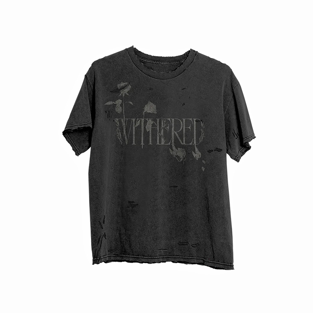 Withered D4vd T-Shirt Flower Art D4vd Tour Clothes Best Present For Fans