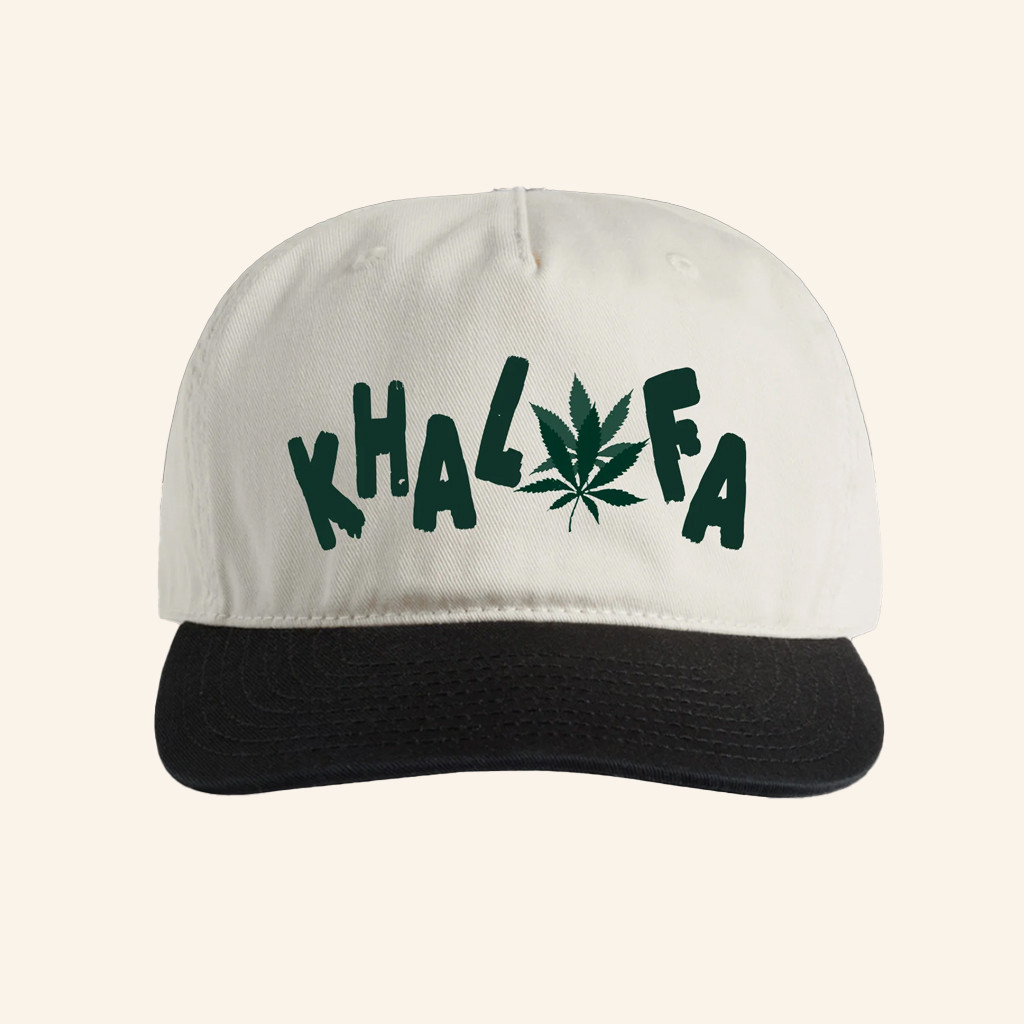 Wiz Khalifa Merch Embroidered Khalifa Two Tone Hat Gifts For Rapper Fans