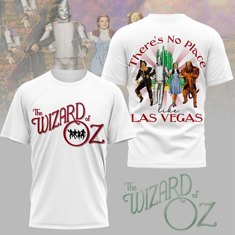 Wizard Of Oz Las Vegas T-Shirt There's No Place Shirt Movie Lover Present