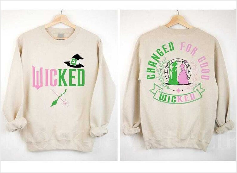 Wizard Of Oz Sweatshirt Broomstick Tee, Wizard Of Oz, Changed For Good Sweatshirt Gifts For BFF Wizard Of Oz Sweatshirt Broomstick Tee, Wizard Of Oz, Changed For Good Sweatshirt Gifts For BFF