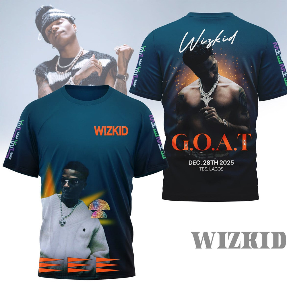 Wizkid GOAT Dec 28th 2025 TBS Lagos T-Shirt Wizkid Merch Gifts For Brother