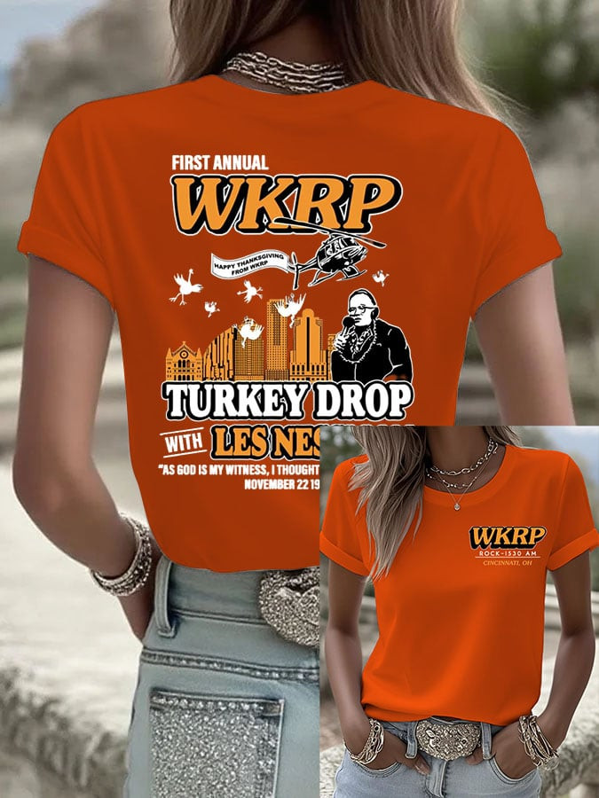 WKRP As God Is My Witness T-Shirt I Thought Turkeys Could Fly Merch Gift Ideas