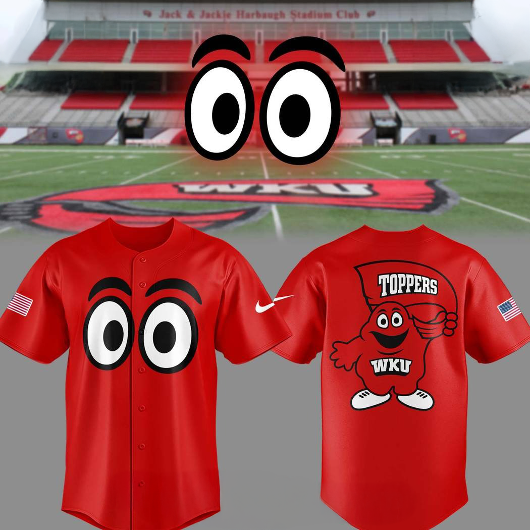 WKU Hilltoppers Special Mascot Baseball Jersey Western Kentucky Hilltoppers Merch Best Gift For Fans