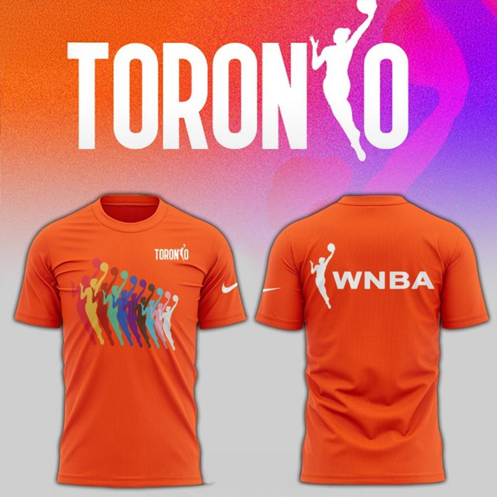 WNBA Toronto New 2025 Orange T-Shirt Basketball Fan Gift Ideas