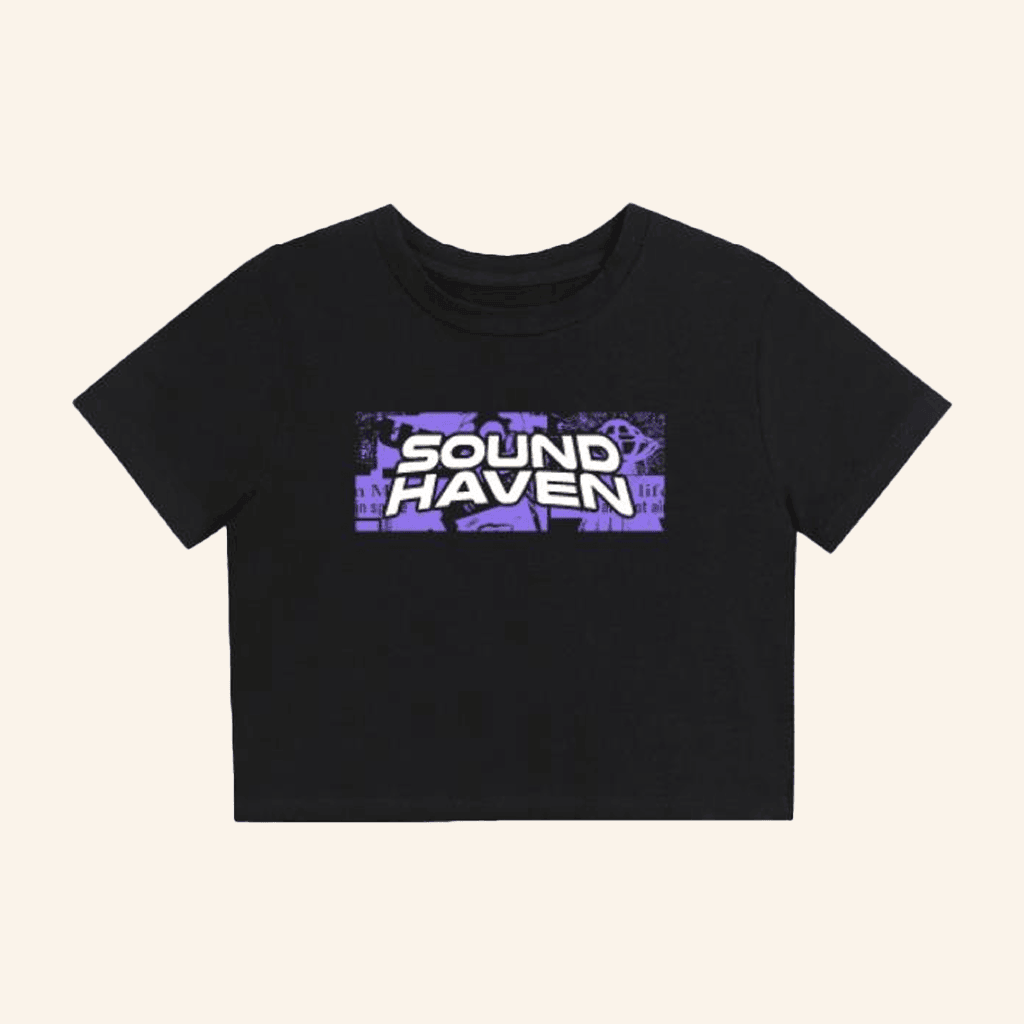Wobble Factory Merch Sound Haven 2025 Cropped T-Shirt Gifts For Wife Wobble Factory Merch Sound Haven 2025 Cropped T-Shirt Gifts For Wife