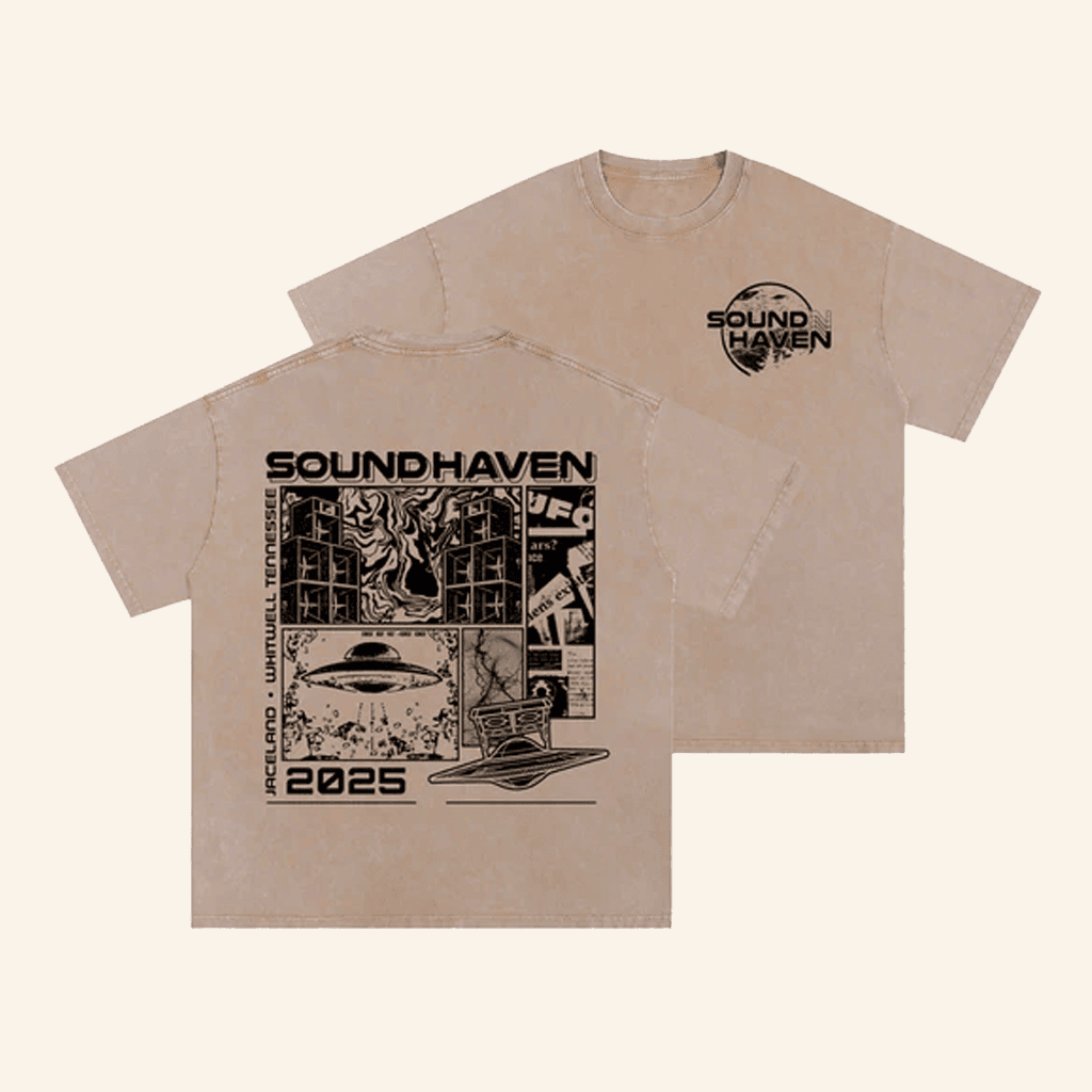 Wobble Factory Merch Sound Haven 2025 T-Shirt Dad Gifts Wobble Factory Merch Sound Haven 2025 T-Shirt Dad Gifts