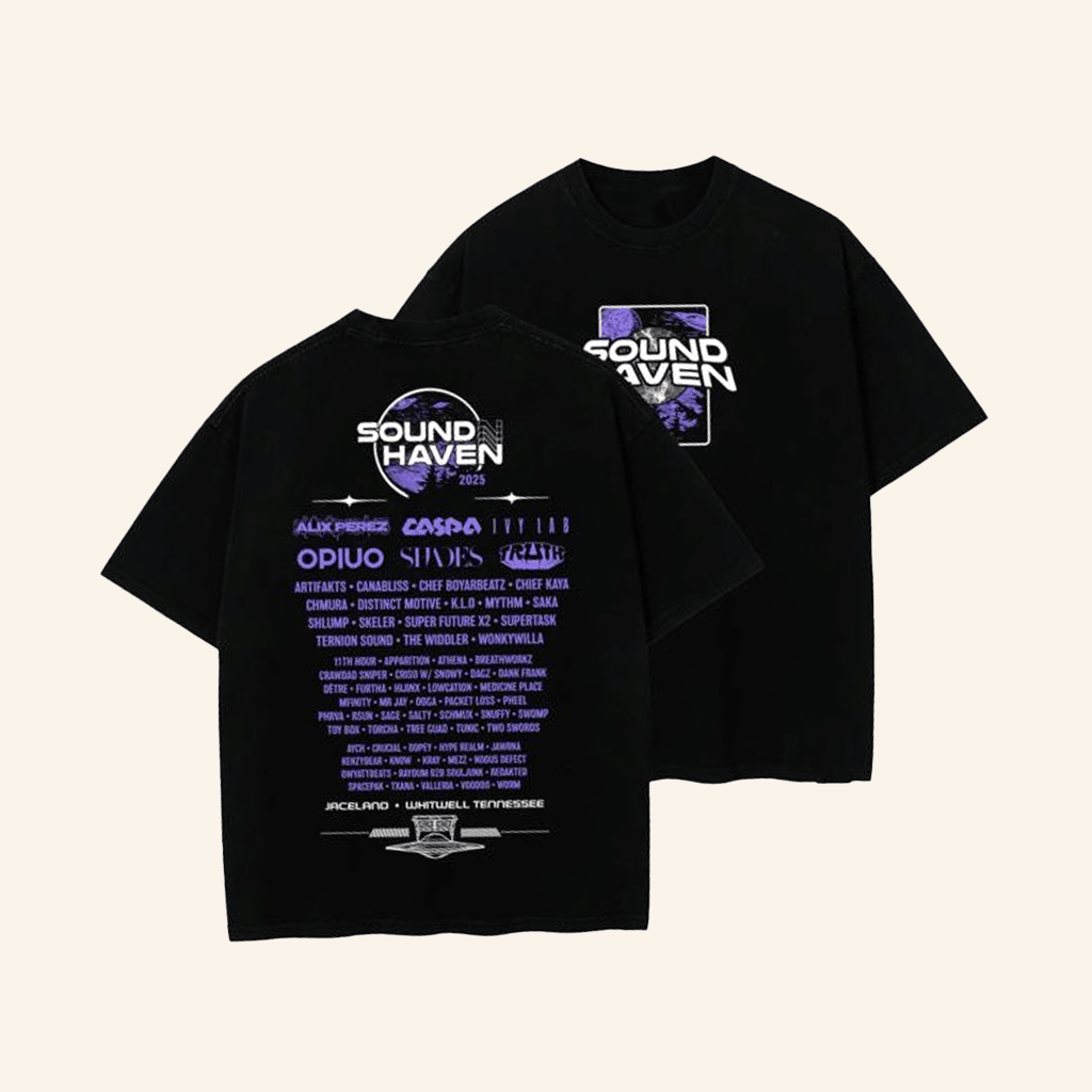 Wobble Factory Merch Sound Haven 2025 T-Shirt Gifts For Father Wobble Factory Merch Sound Haven 2025 T-Shirt Gifts For Father