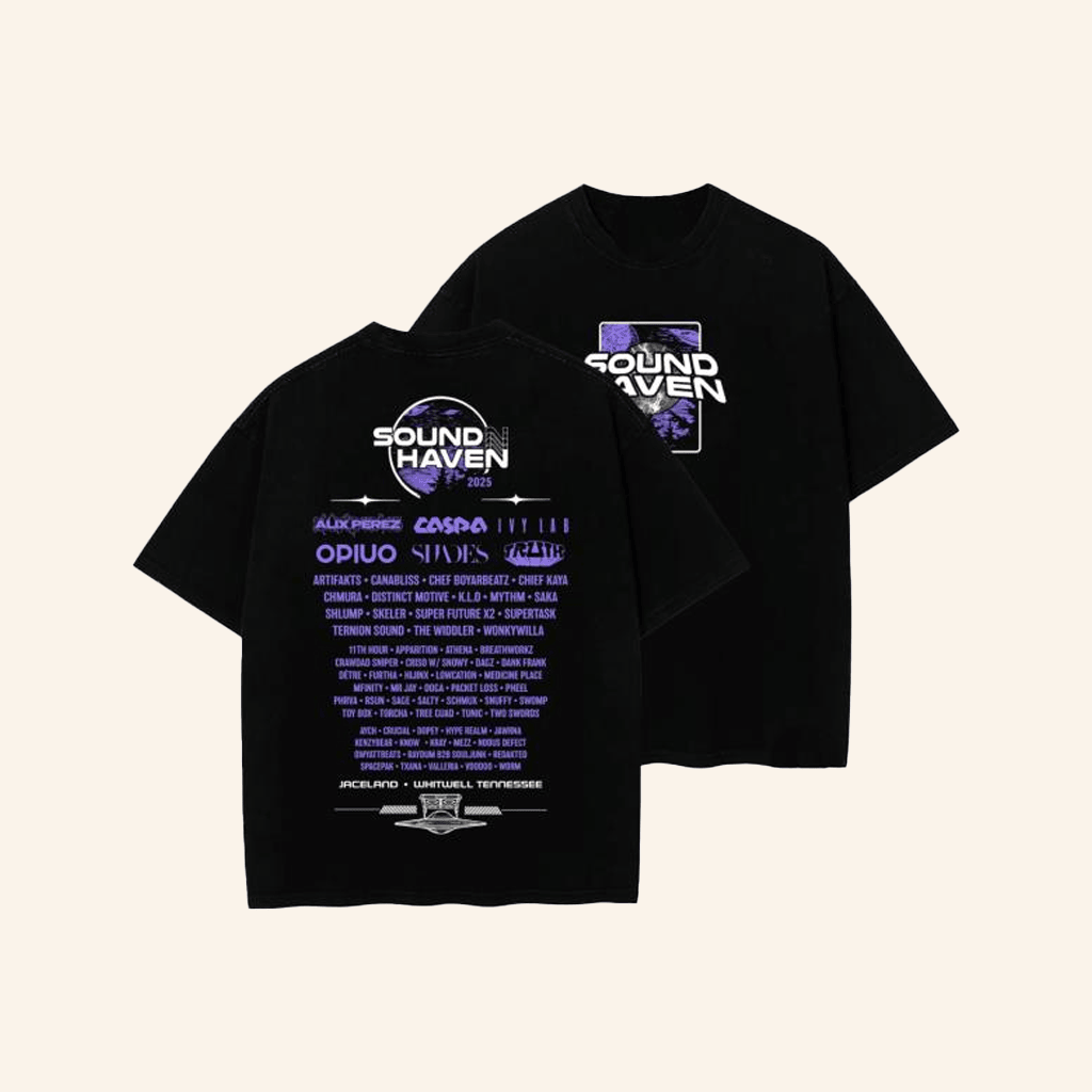 Wobble Factory Merch Sound Haven 2025 T-Shirt Gifts For Him Wobble Factory Merch Sound Haven 2025 T-Shirt Gifts For Him
