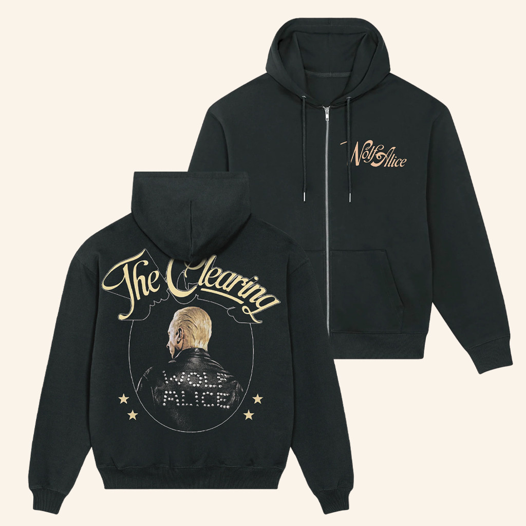 Wolf Alice Merch The Clearing Theo Zip Hoodie Best Gifts For Rock Fans