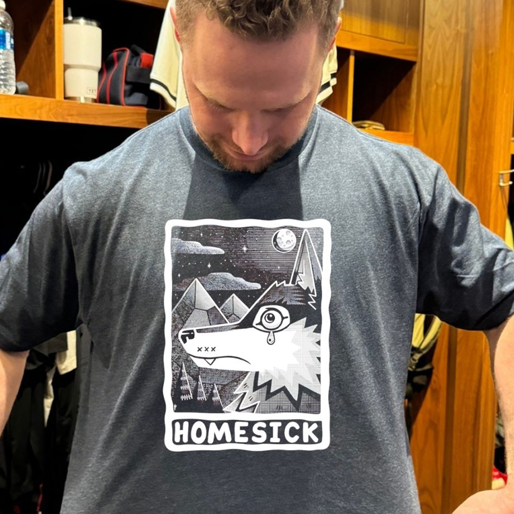 Wolf Crying Homesick Graphic Shirt Best Gifts For Brother