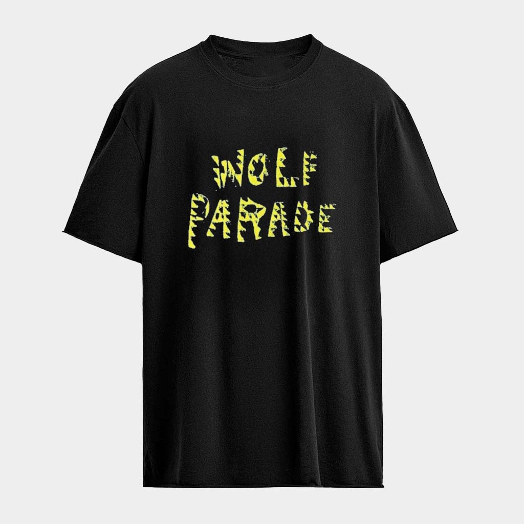 Wolf Parade Typeface Reissue T-Shirt Wolf Parade Clothing Gifts For Music Lovers