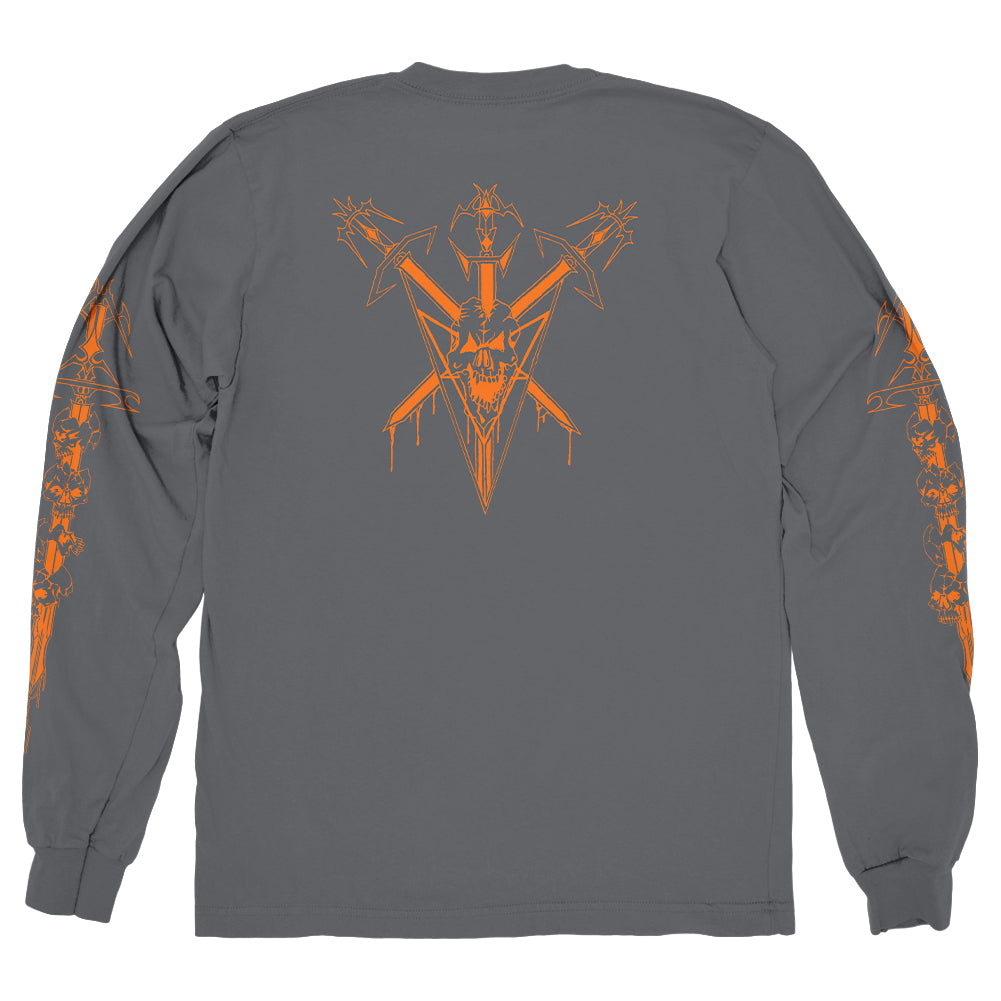 Wolfbrigade Merch Age Of Skull Charcoal Long Sleeve Shirt Wolfbrigade Shirt Father's Day Gifts For Husband Wolfbrigade Merch Age Of Skull Charcoal Long Sleeve Shirt Wolfbrigade Shirt Father's Day Gifts For Husband