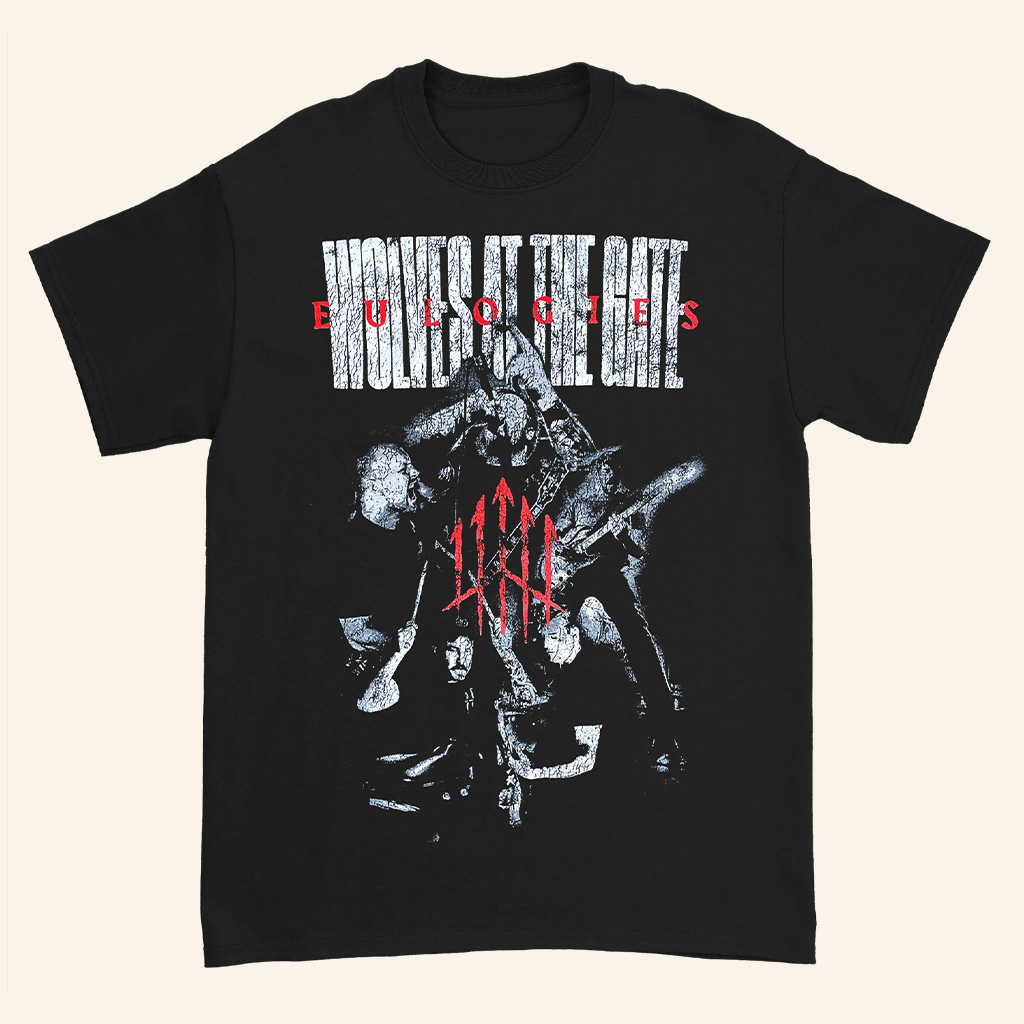 Wolves At The Gate Merch Eulogies Live T-Shirt Gifts For Band Lovers