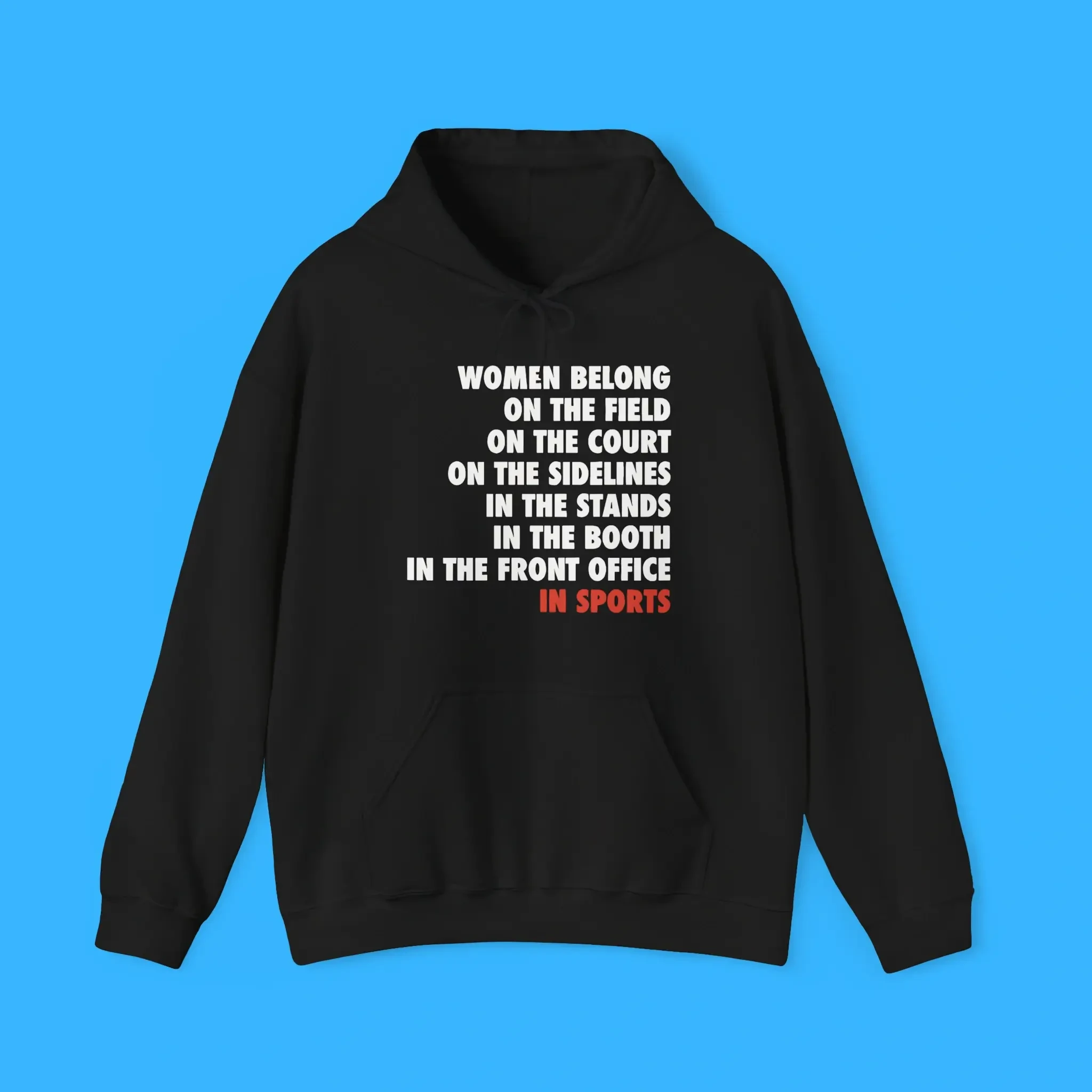 Women Belong On The Field In Sports Premium Shirt Women Belong On The Field In Sports Premium Shirt