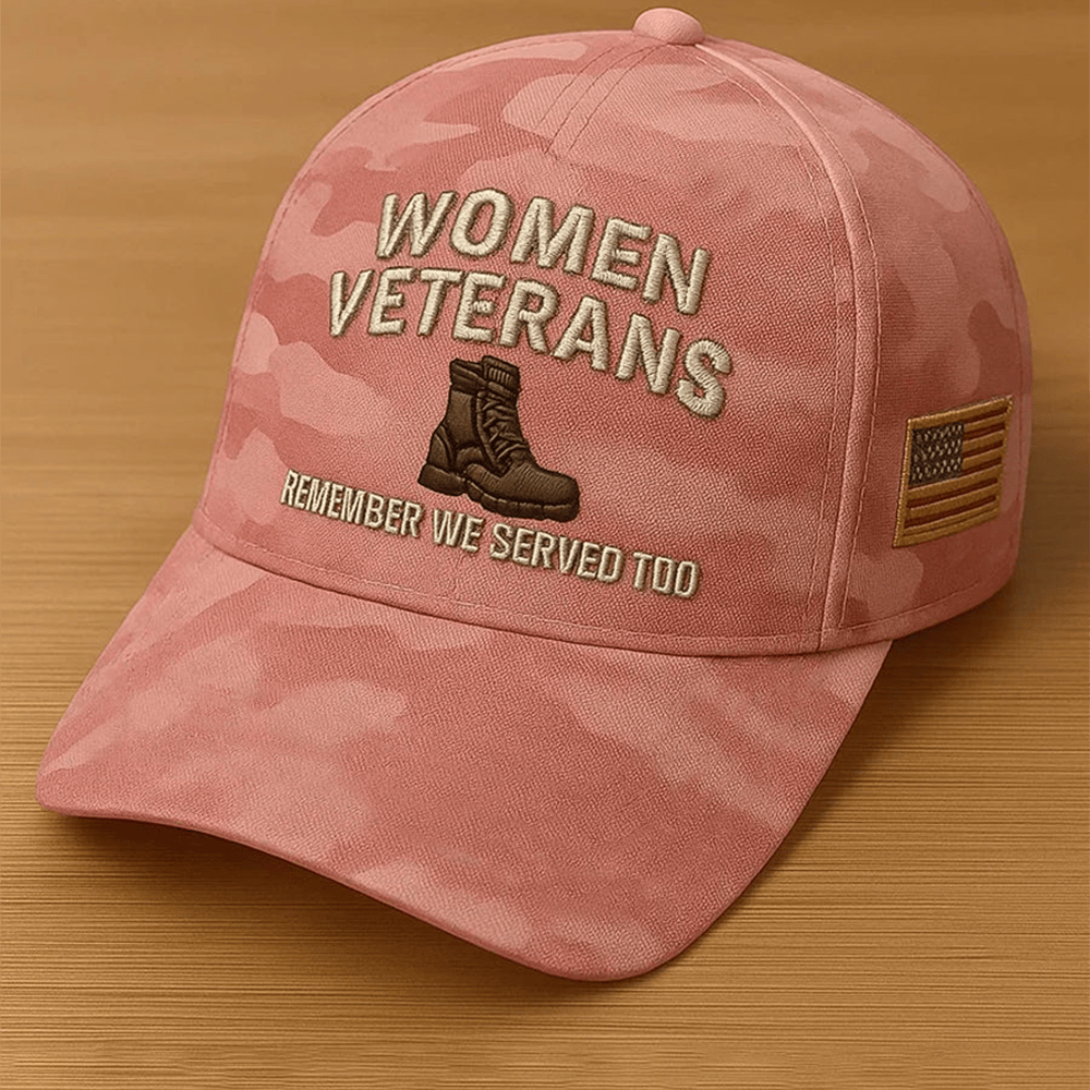 Women Veterans Remember We Served To Hat Proud Female Veteran Baseball Cap