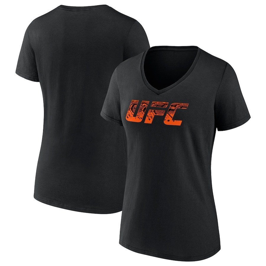 Women's Black Paddy Pimblett Unrivaled UFC Logo V-Neck T-Shirt Best Gift For Big Fan Lovers