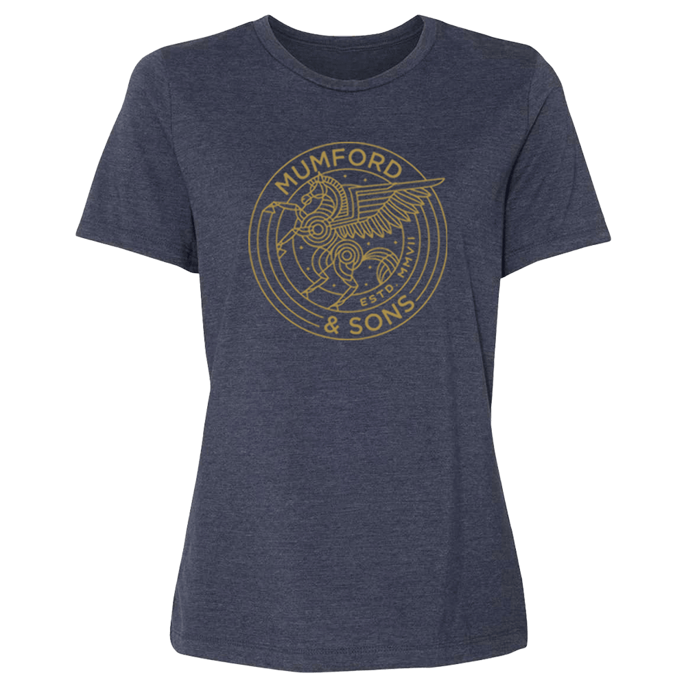 Womens Pegasus Logo Shirt Mumford And Sons Merch Best Gift for Wife Music Tee Womens Pegasus Logo Shirt Mumford And Sons Merch Best Gift for Wife Music Tee