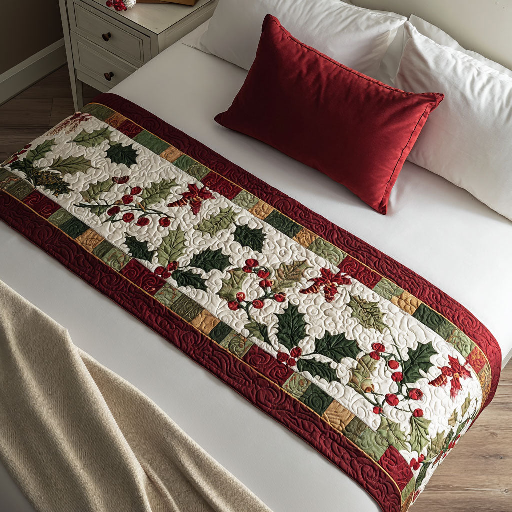 Wonder Glow Quilted Bed Runner Holiday Bedroom Ideas Secret Santa Gifts