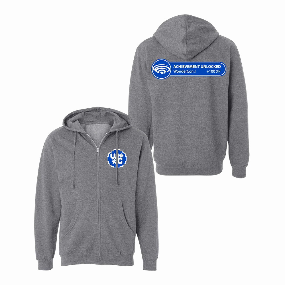 WonderCon Achievement Unlocked Zip Hoodie WonderCon 2026 Merch Best Gift For Enthusiasts