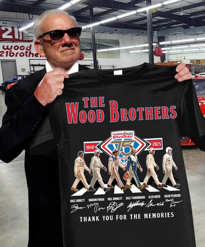 Wood Brothers Racing 75th Anniversary 1950-2025 T-Shirt Gifts For Racing Fans