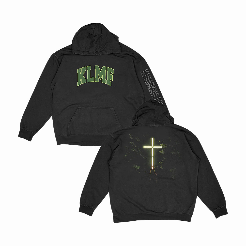 Wood Cross Knocked Loose Hoodie Hardcore Punk Music Apparel Knocked Loose Fan Gift