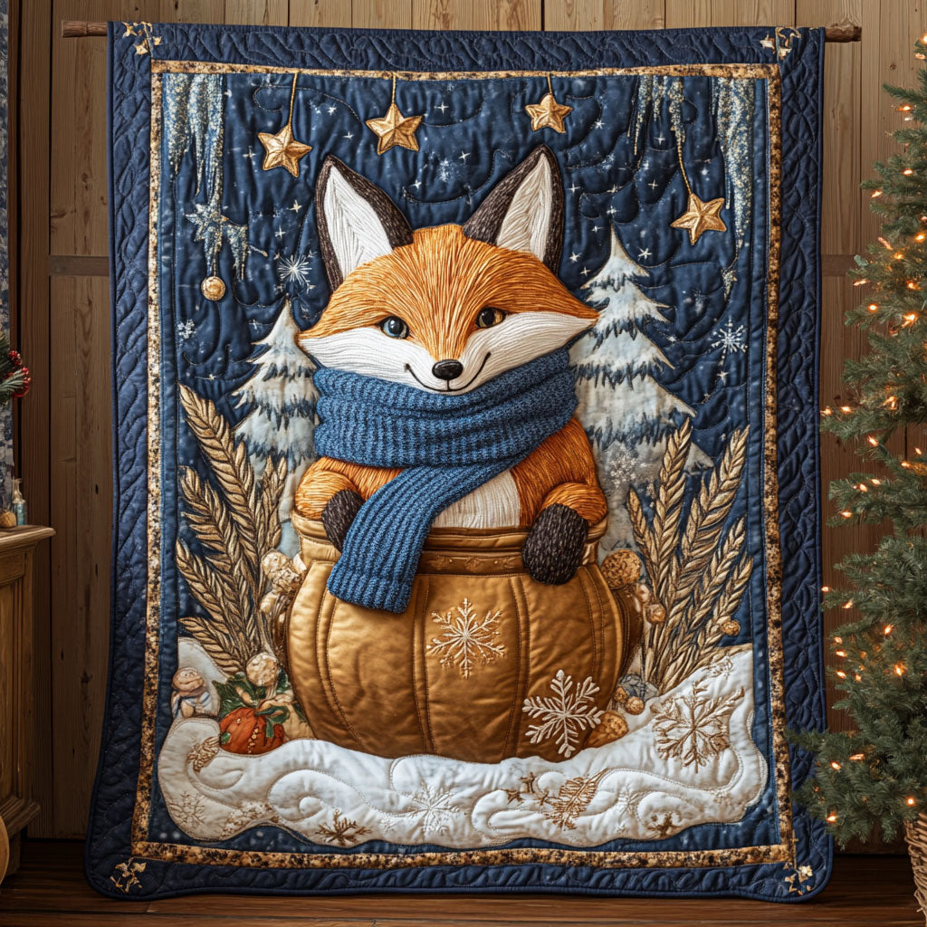 Woodfriend Fox Quilt Soft Quilt Blanket Gift to Warm Hearts
