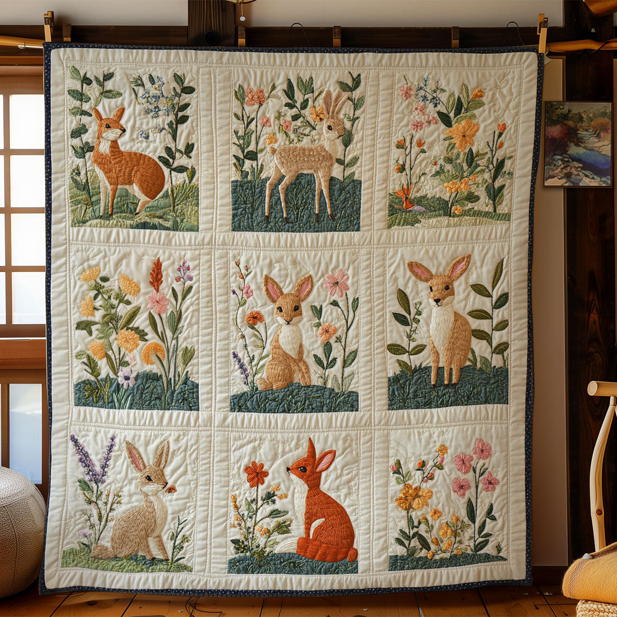Woodland Charm Quilt Warm and Stylish Quilt Blanket for Winter Nights