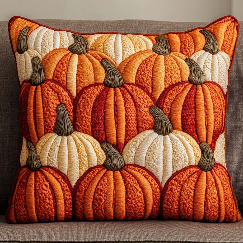 Woodland Friends Quilted Pillow Case Fall Theme Pillow Covers Best Gifts For Grandma