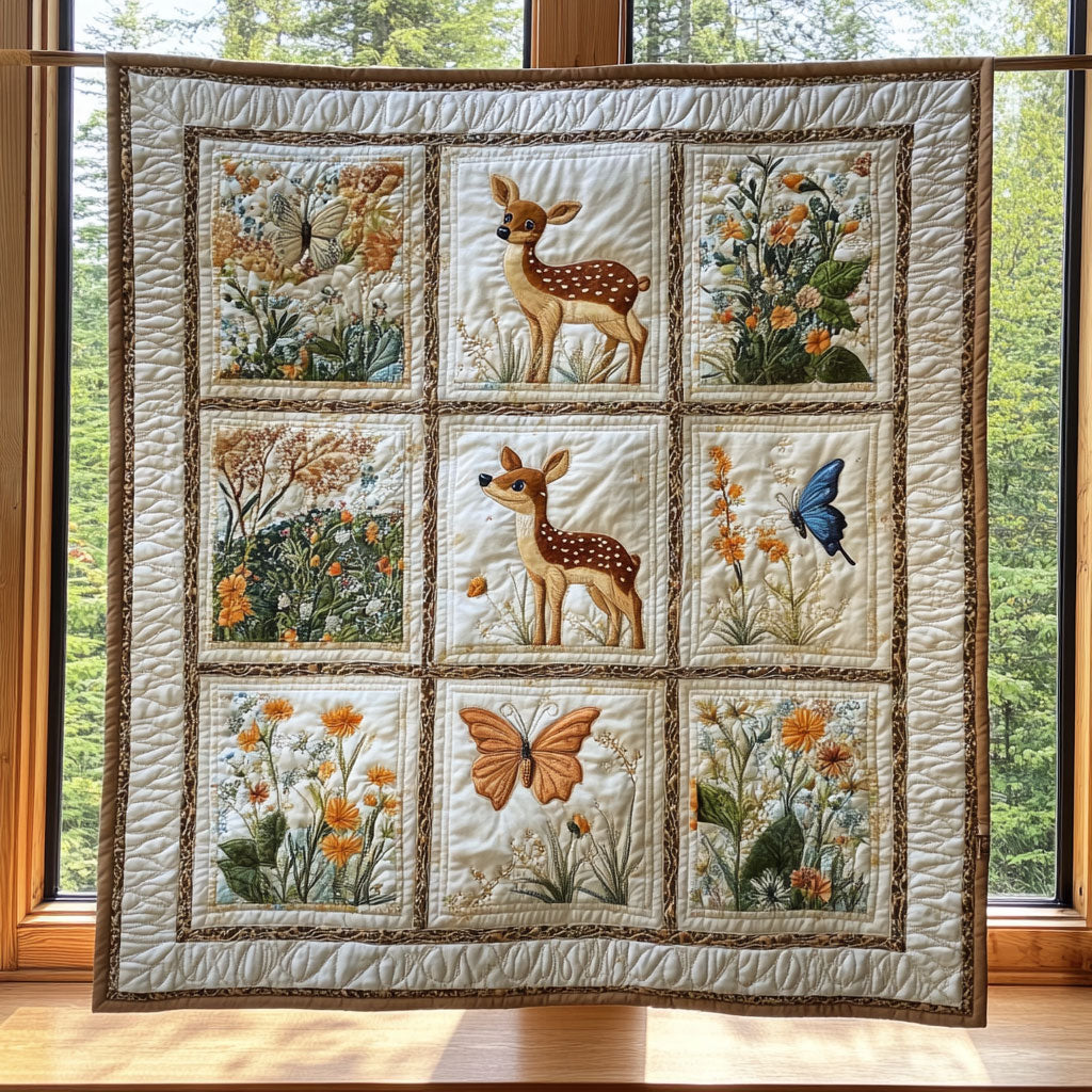 Woodland Harmony Quilt Comfortable Quilt Blanket That Everyone Will Love
