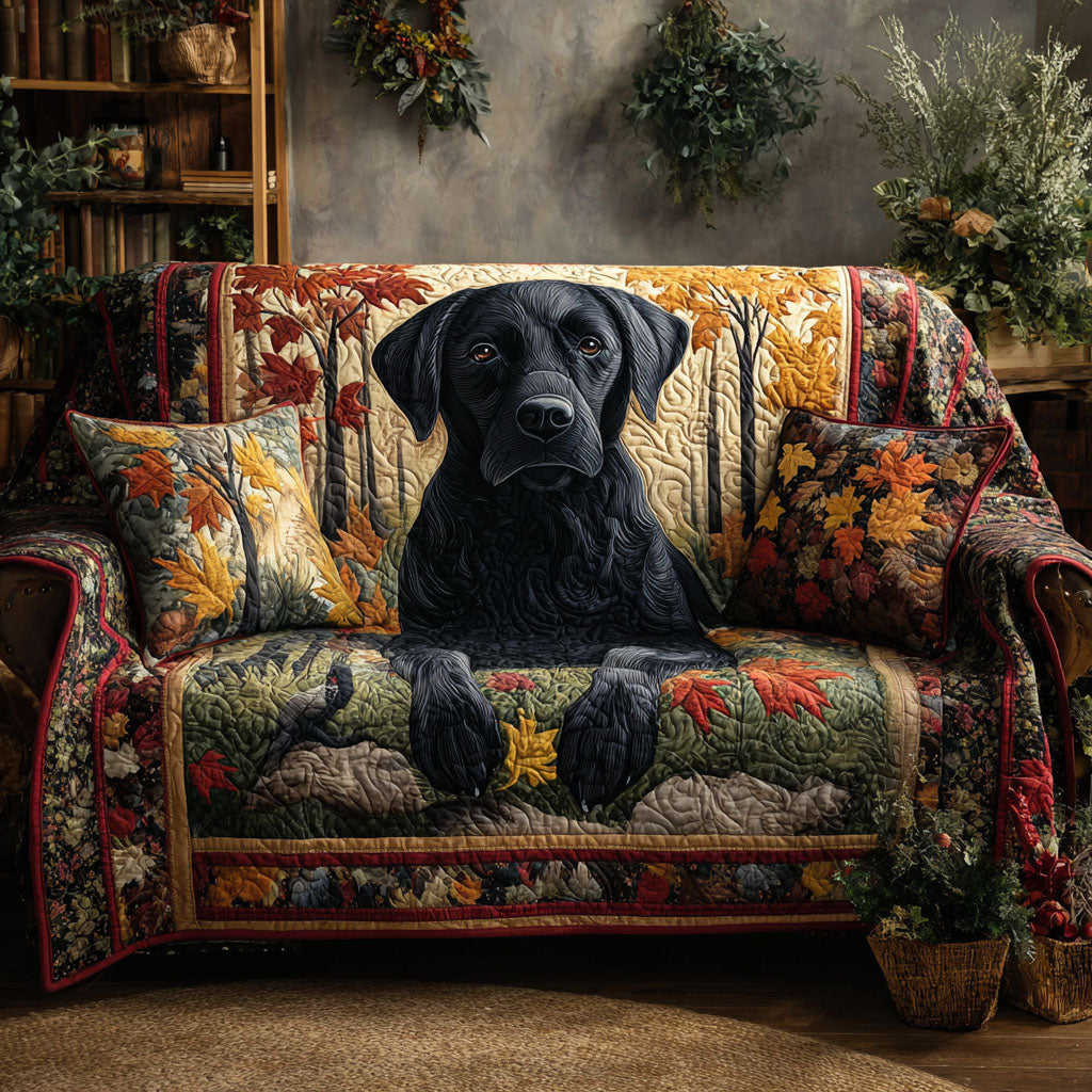 Woodland Lab Quilted Sofa Cover Sofa Seat Covers Best Presents For Dog Lovers