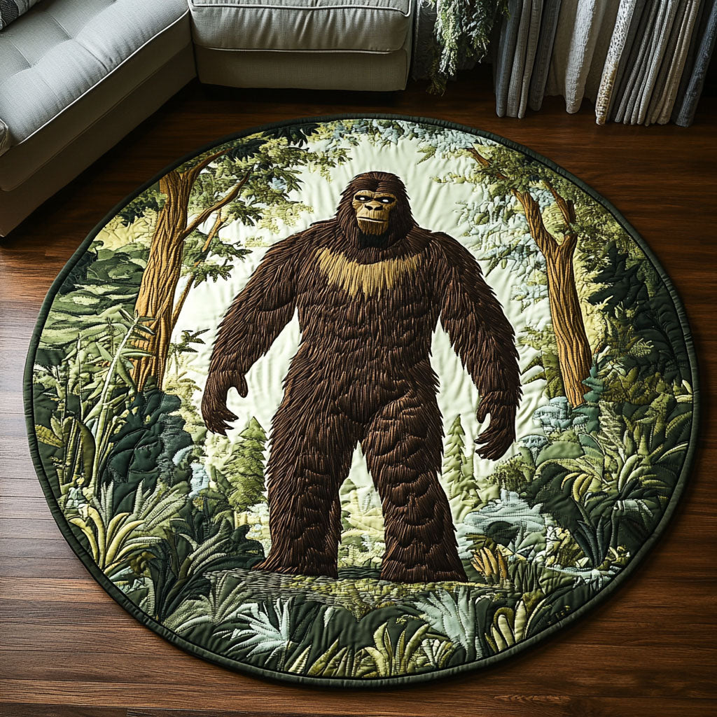 Woodland Quilted Round Mat Foyer Christmas Decor Fun Fall Gift Ideas