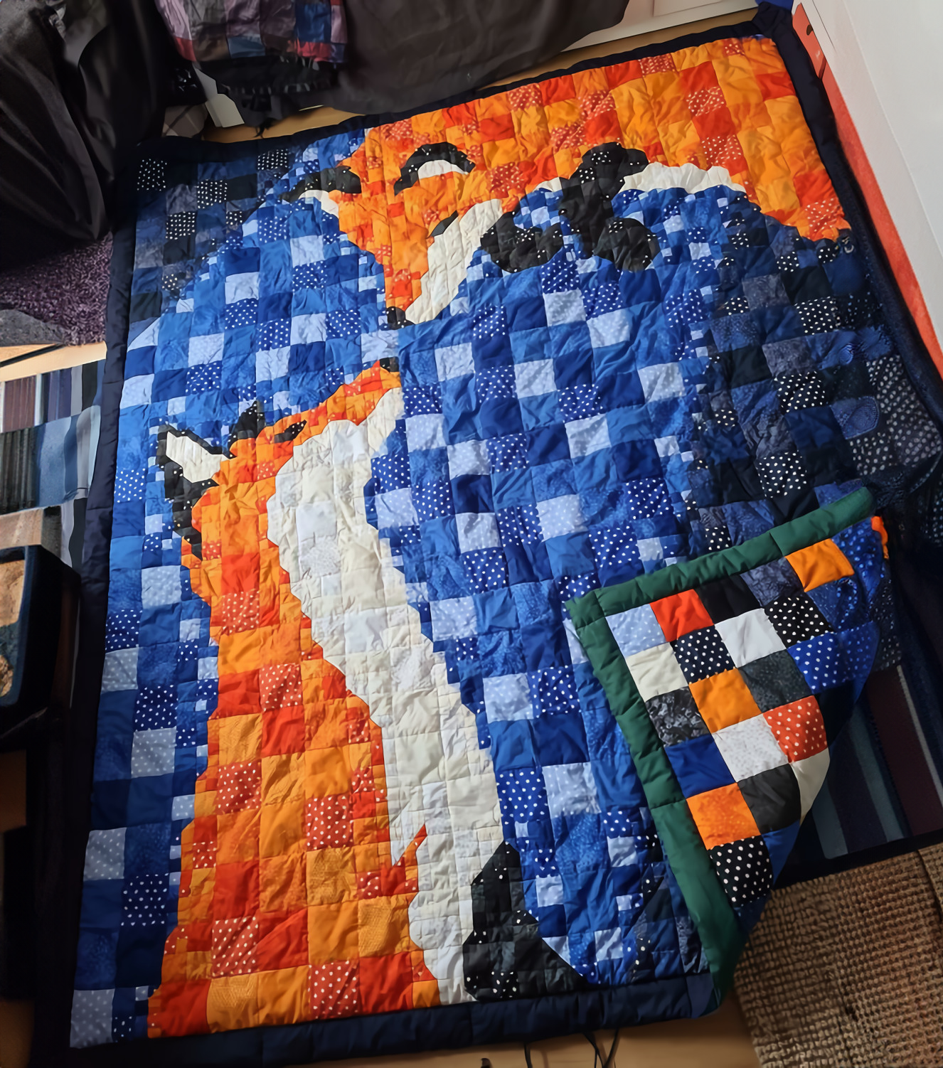 Woodland Spirit Quilted Blanket Presents For Fox Lovers