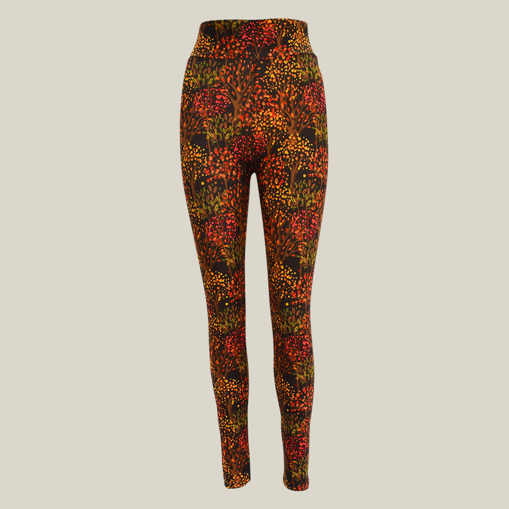 Woodland Walks Leggings Women's Workout Leggings Nature Themed Gifts For Her