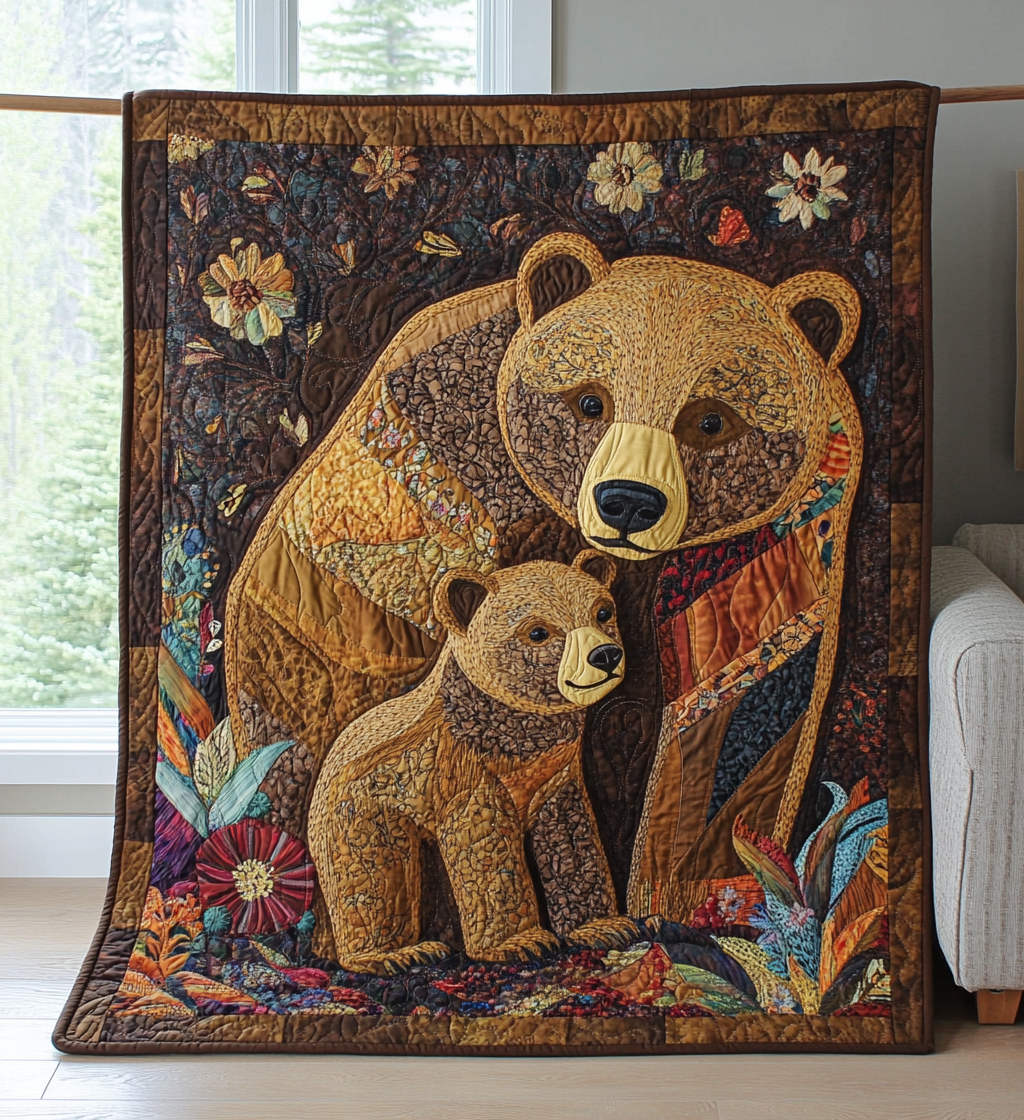 Woodland Wanderer Quilted Blanket Native American Gifts