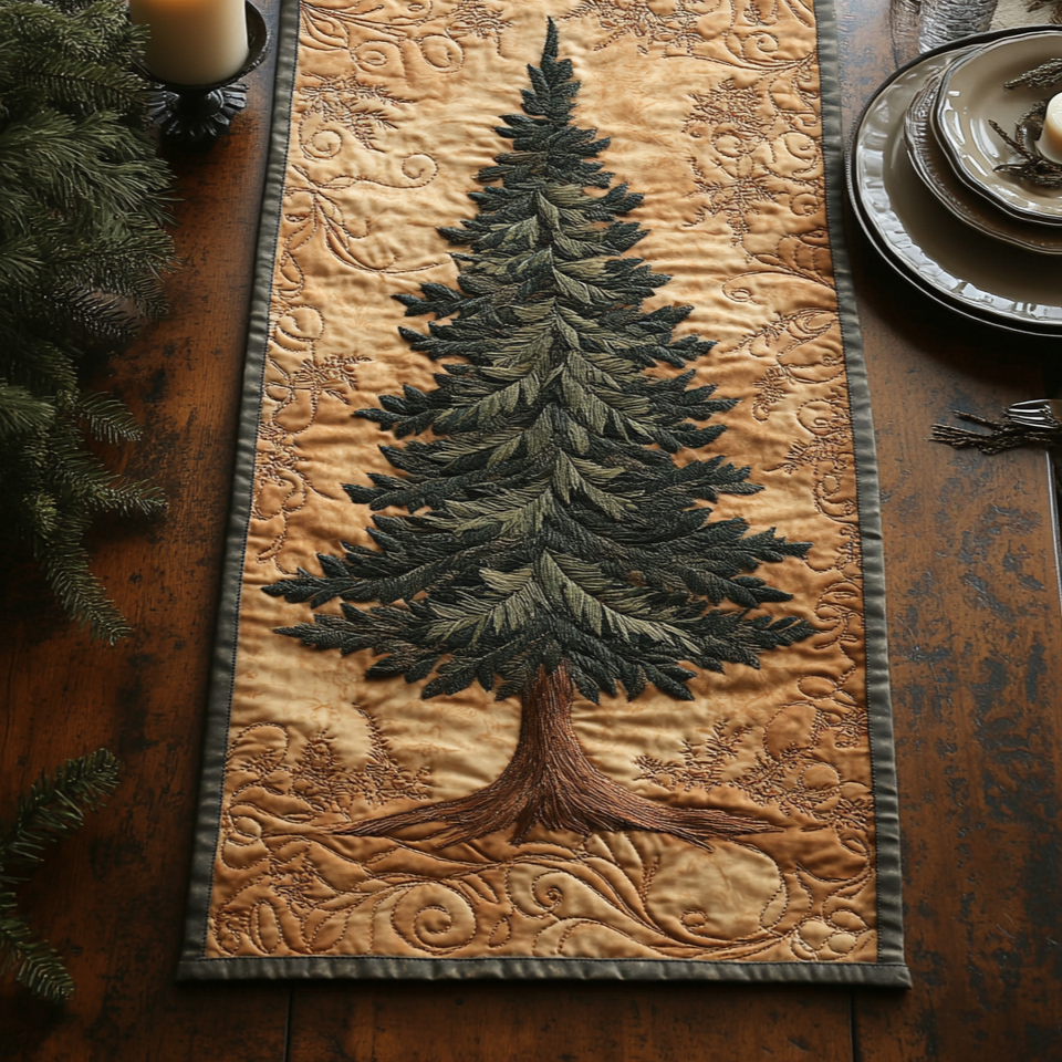 Woodland Whispers Quilted Table Runner Dining Table Ideas Presents For Nature Lovers