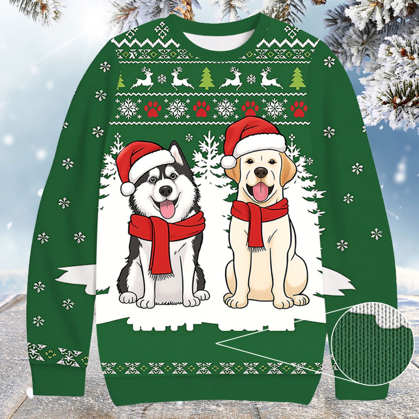 Woof You A Merry Christmas Christmas Ugly Sweater Secret Santa Gifts