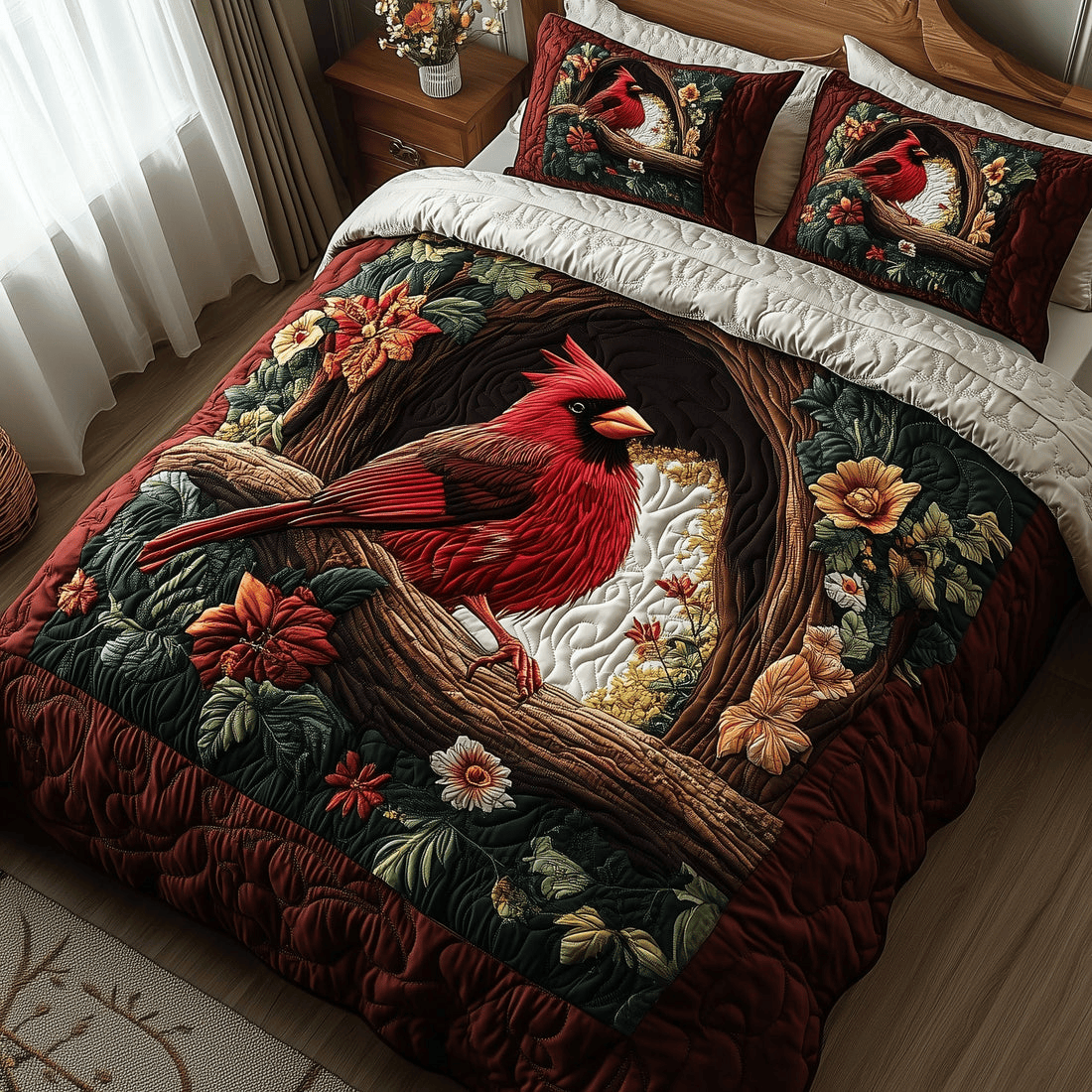 Wooland Serenade Quilted Bedding Set Best Comforter Sets Useful Gifts For Mom