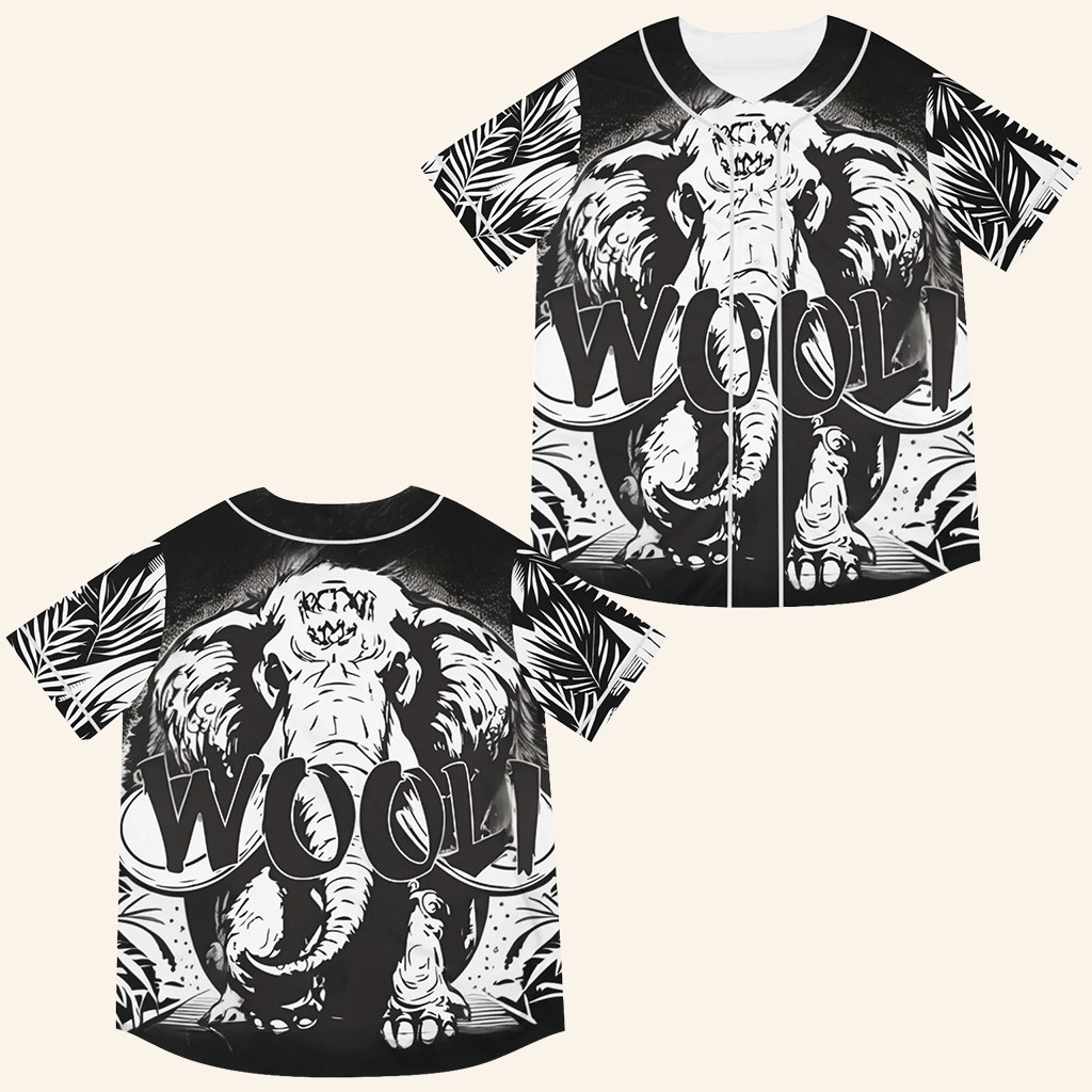 WOOLI Baseball Jersey EDM EDC Rave Merch Jungle Jersey WOOLI Merch Gifts For Music Fans