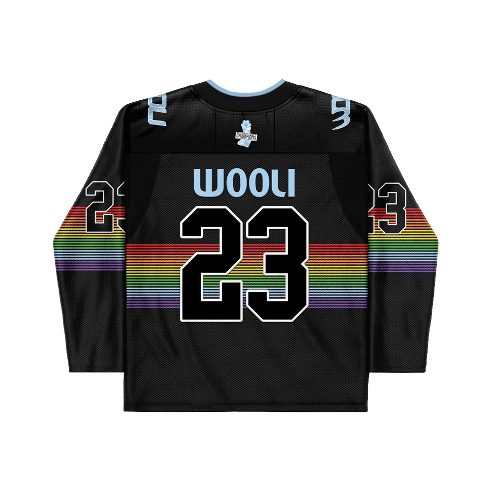 Wooli Merch Wooli Rainbow Hockey Jersey Father's Day Special Gifts For Dad