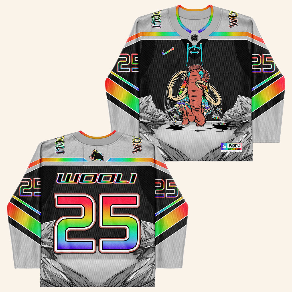Wooli Merch Wooli Rainbow MMIII Red Rocks Hockey Jersey Presents For Him