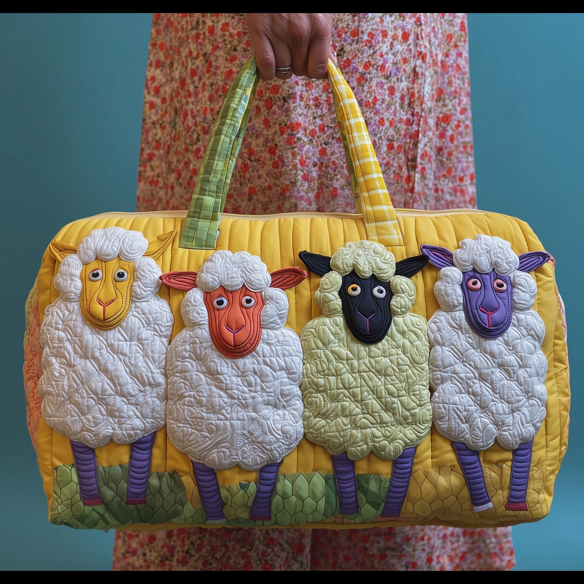 Woolly Whispers Quilted Duffle Bag Holiday Gift Idea