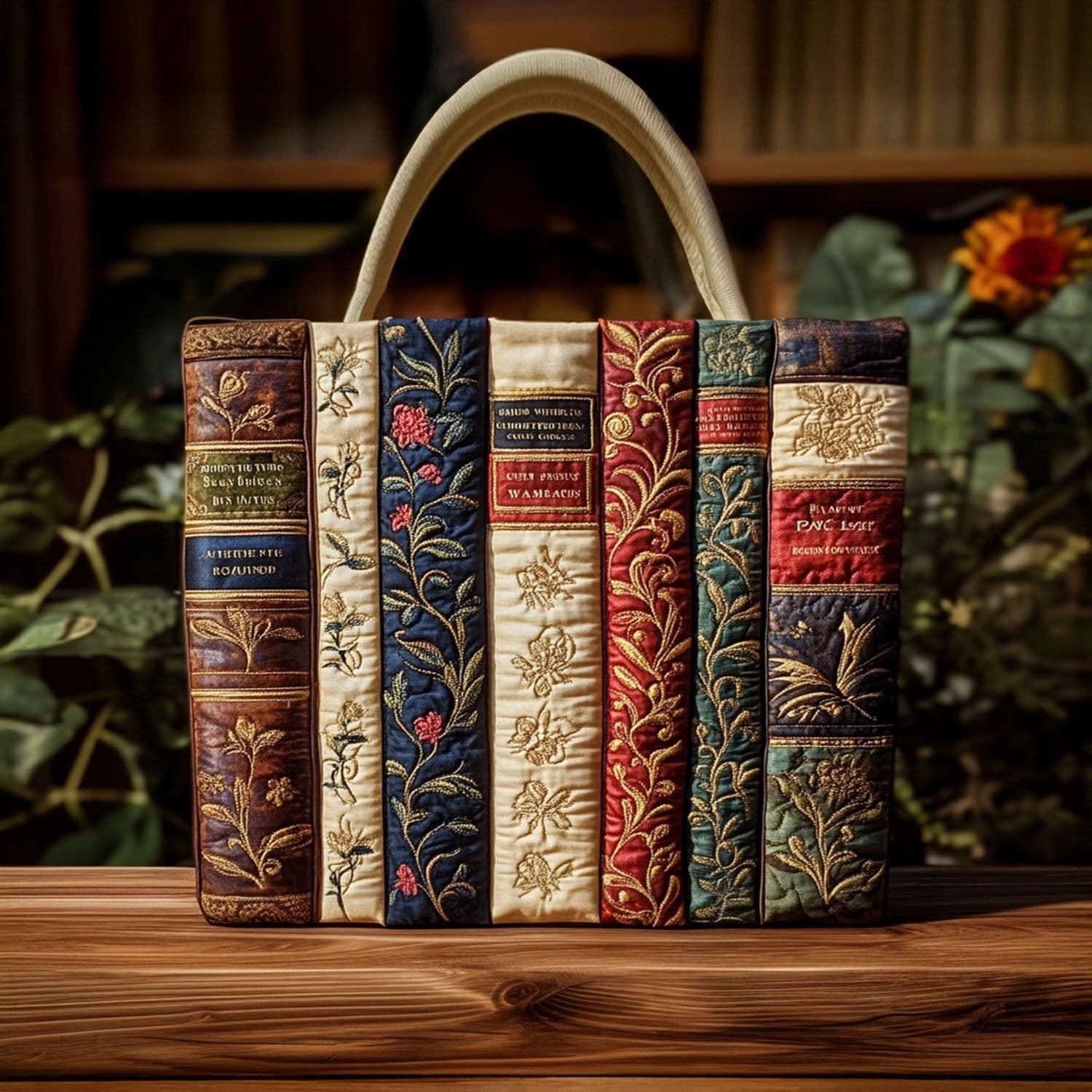 Wordscape Quilted Tote Bag Best Book Lovers Gifts For Dad