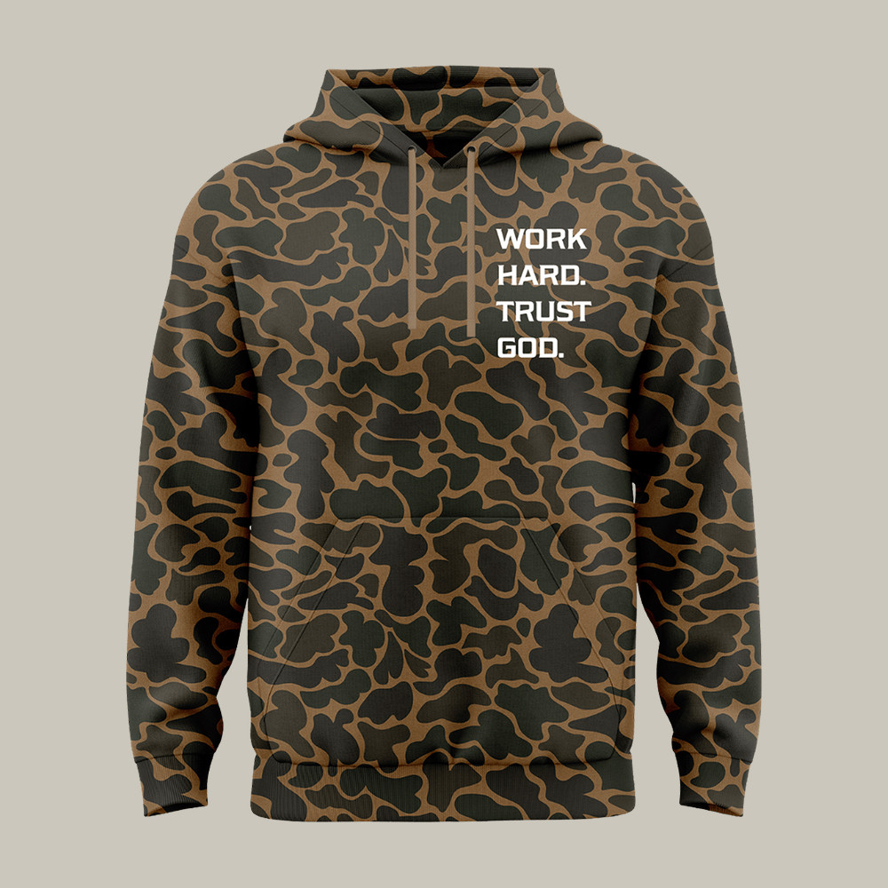 Work Hard Trust God Day Forty One Hoodie Day Forty One Apparel Cool Gift For Him