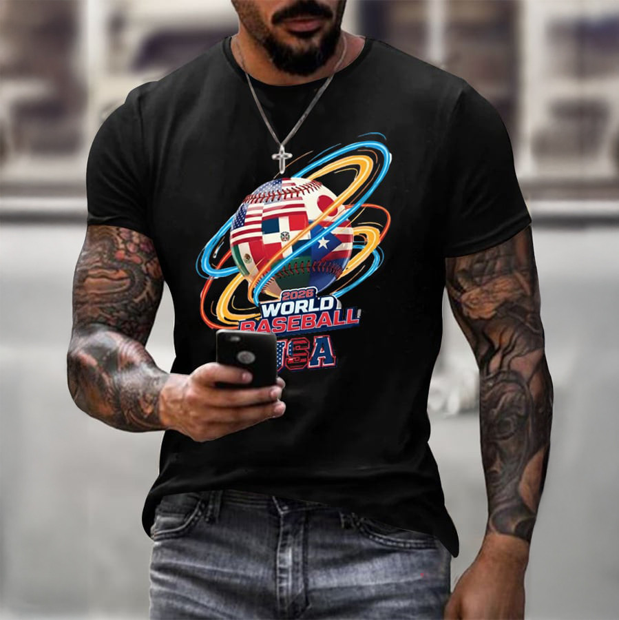 World Baseball Classic 2026 T-Shirt Team USA Baseball Shirt Best Fan Gift