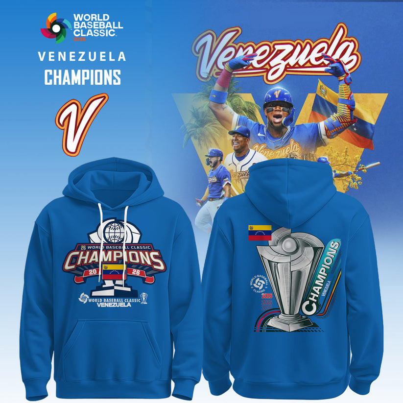 World Baseball Classic x Venezuela Champions Hoodie Game Day Clothing Baseball Lover Gift