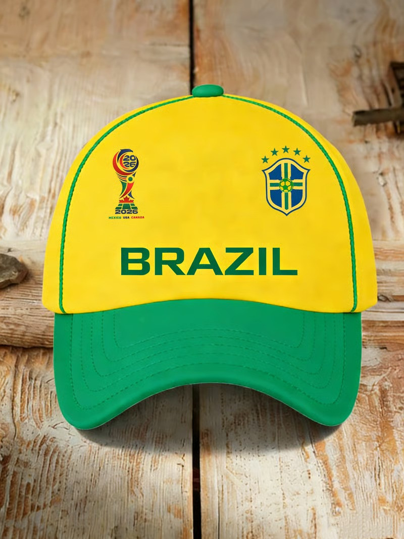 World Cup 2026 Brazil Selecao Soccer Baseball Cap Brasil Football Fan Gear Best Gift For Fans