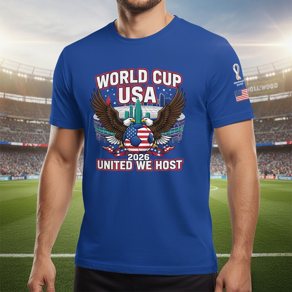 World Cup USA Soccer 2026 T-Shirt United We Host Shirt Gifts For Soccer Lovers World Cup USA Soccer 2026 T-Shirt United We Host Shirt Gifts For Soccer Lovers